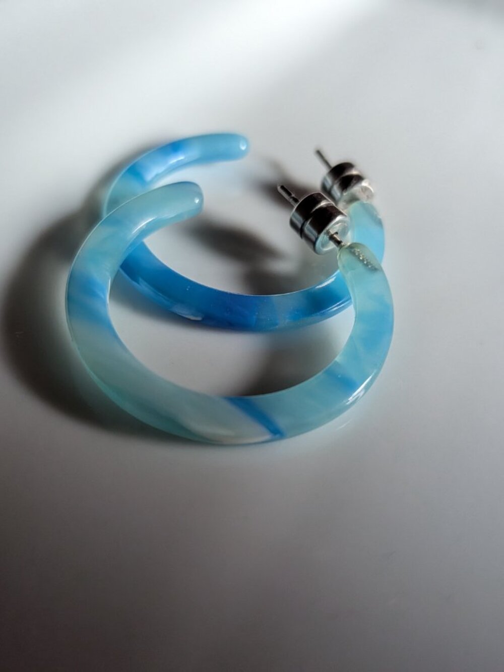 Machete Mini Hoops in French Coast Blue